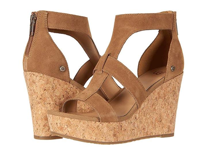 Ugg Whitney (chestnut) Women's Wedge Shoes