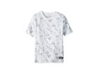 Under Armour Kids Steph Curry 30 Printed Short Sleeve Tee (big Kids) (white/black) Boy's T Shirt