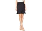 Kensie Stretch Suede Skirt Ks8k6283 (black) Women's Skirt