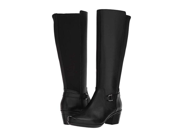 Clarks Emslie March (black Leather) Women's Shoes