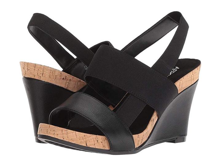Aerosoles Magnolia Plush (black) Women's Wedge Shoes