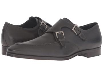 Gravati Double Monk W/ Apron Toe (grey) Men's Monkstrap Shoes