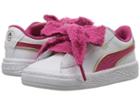 Puma Kids Minions Basket Heart Fluffy Inf (toddler) (white/beetroot) Girls Shoes