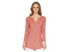 Toad&co Tamaya Dos Tunic (guava Wave Print) Women's Blouse