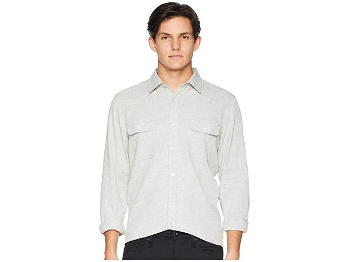 Rip Curl Logan Long Sleeve Flannel (off-white) Men's Long Sleeve Button Up
