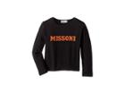 Missoni Kids Printed Logo T-shirt (toddler/little Kids) (black) Girl's T Shirt