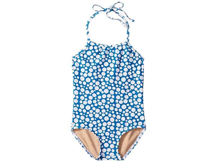 Toobydoo Blue Dot One-piece Swimsuit (infant/toddler/little Kids/big Kids) (blue) Girl's Swimsuits One Piece