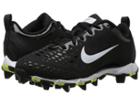 Nike Kids Hyperdiamond 2 Keystone Gg Baseball (toddler/little Kid/big Kid) (black/black/white) Kids Shoes