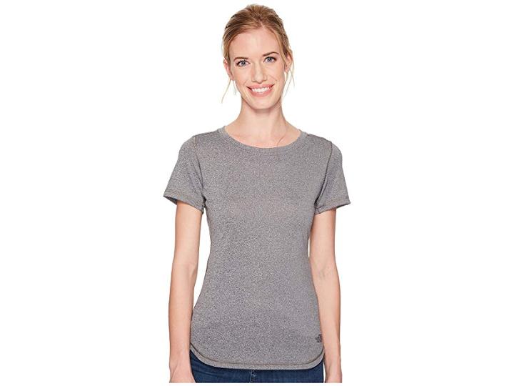 The North Face Short Sleeve Shade Me Shirt (tnf Medium Grey Heather) Women's T Shirt