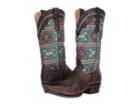 Roper Chelly (brown Leather) Cowboy Boots