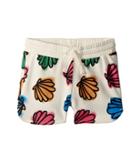 Stella Mccartney Kids Beryl Seashell Print Knit Shorts (toddler/little Kids/big Kids) (cream) Girl's Shorts