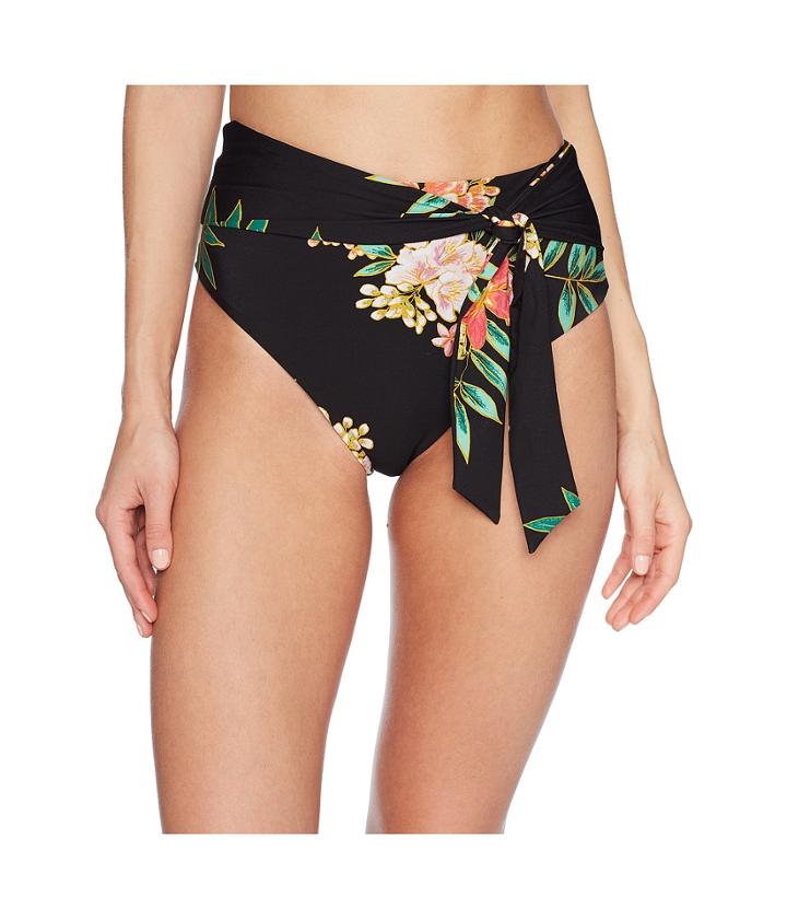 Isabella Rose Tropicali Sash High-waisted Bottoms (multi) Women's Swimwear