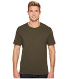 Agave Denim Agave Supima Crew Neck Short Sleeve Tee (forest Night) Men's T Shirt
