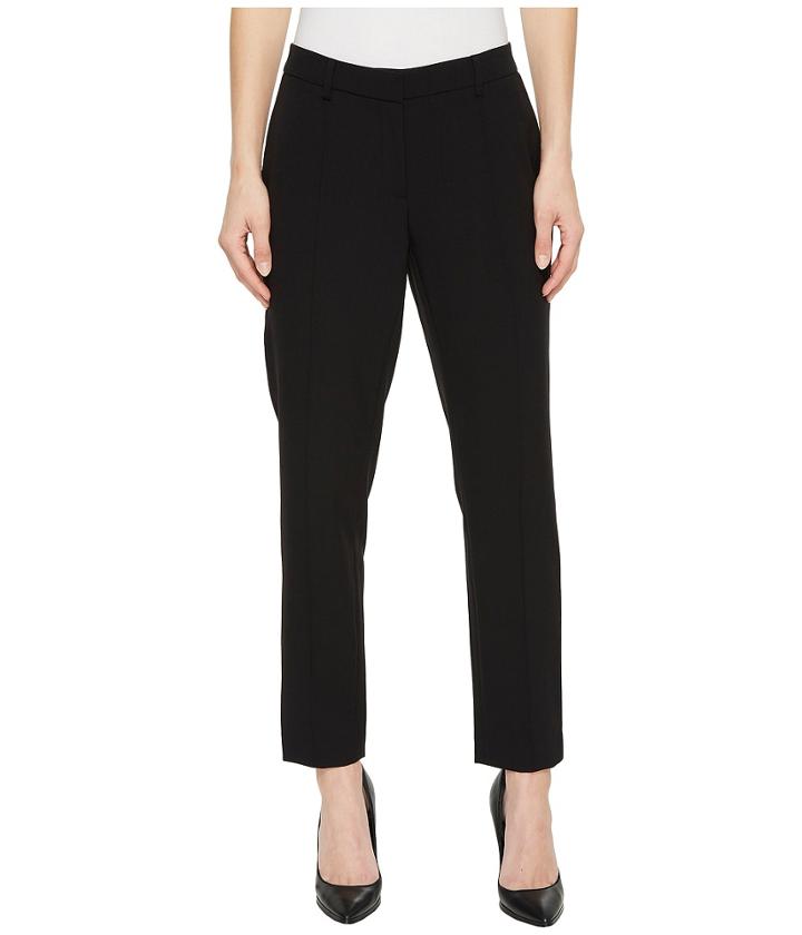 Ellen Tracy Pintuck Ankle Pants (e Black) Women's Casual Pants