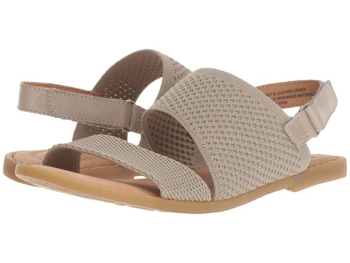 Born Hanz (light Grey Knit Combo) Women's Sandals