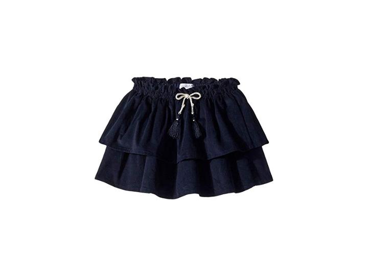 Mud Pie Tiered Corduroy Skirt (infant/toddler) (blue) Girl's Skirt
