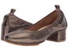 Yosi Samra Nadia (dark Gold Metallic Textured Leather) Women's 1-2 Inch Heel Shoes