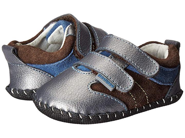 Pediped Grayson Originals (infant) (charcoal) Boy's Shoes
