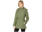 Tommy Hilfiger Belted Quilted Coat (clover) Women's Coat