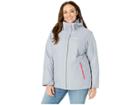 Columbia Plus Size Bugabootm Ii Fleece Interchange Jacket (astral/cactus Pink) Women's Coat
