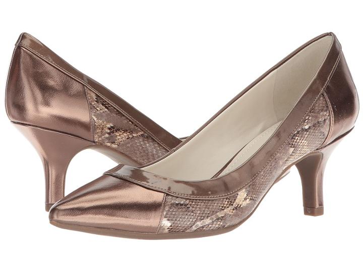 Anne Klein Fabryce (metallic Taupe Multi Synthetic) Women's Shoes