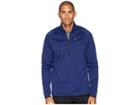Nike Thermal Top Long Sleeve 1/4 Zip (blue Void/black) Men's Clothing