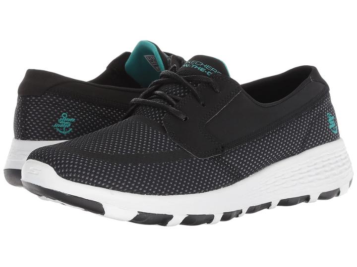Skechers Performance On-the-go Boat Cool (black/turquoise) Women's Shoes
