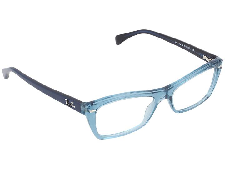 Ray-ban 0rx5255 (shiny Transparent Blue) Fashion Sunglasses
