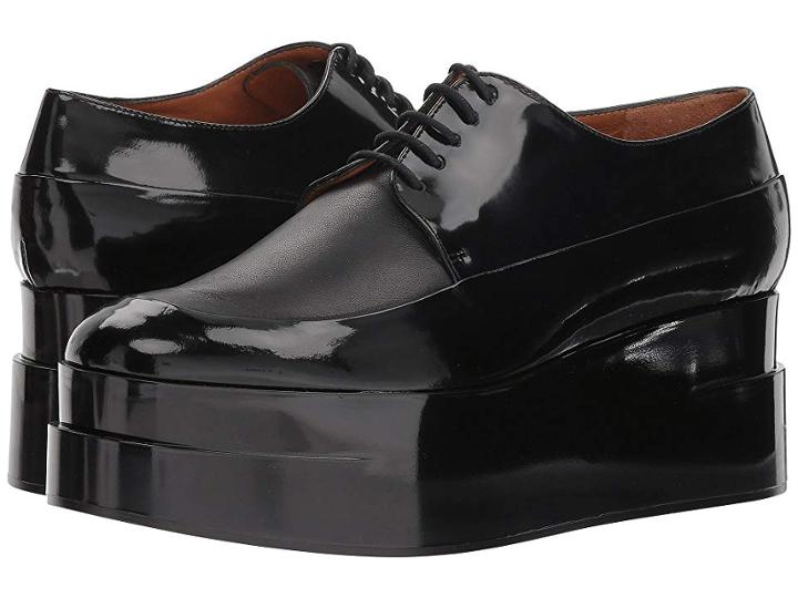 Clergerie Lucie (black Spazzolato) Women's Lace Up Casual Shoes