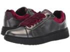 Geox Kids Disco Mix Girl 3 (big Kid) (dark Grey) Girl's Shoes