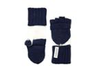 Calvin Klein Color Block Flip Top Gloves (navy) Extreme Cold Weather Gloves