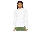 Spyder Solitude Funnel Neck Top (white/white) Women's Long Sleeve Pullover