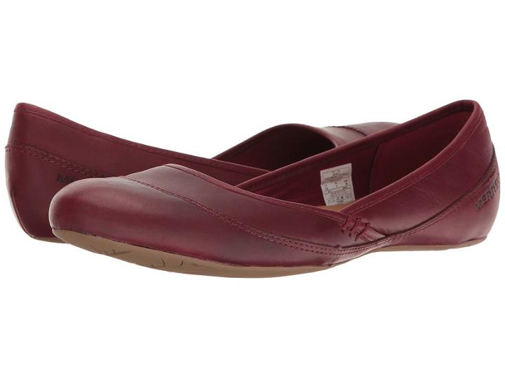 Merrell Ember Ballet (beet Red) Women's Flat Shoes