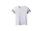 Chaser Kids Vintage Jersey Short Sleeve (little Kids/big Kids) (white/streaky Grey) Boy's Clothing