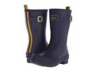 Joules Mid Kelly Welly (french Navy Rubber) Women's Rain Boots