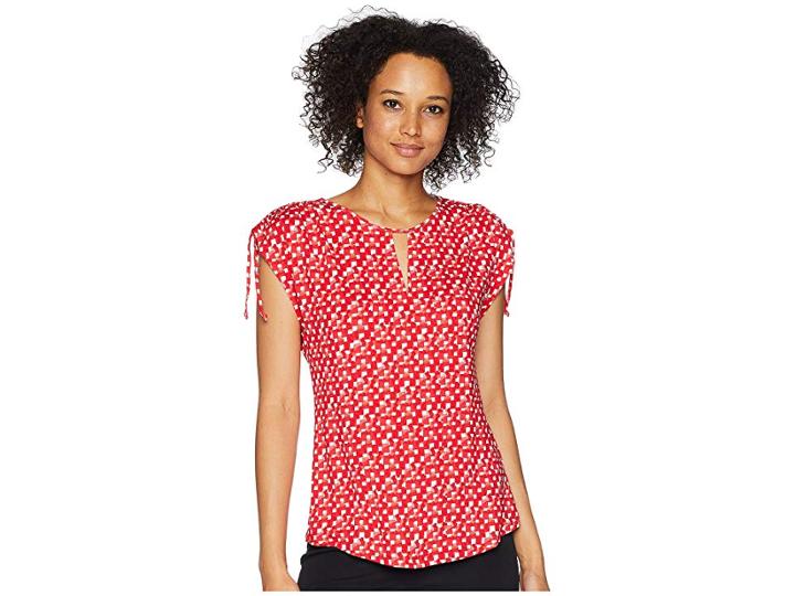 Nic+zoe Two To Tango Top (multi) Women's Clothing