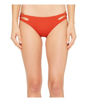 Isabella Rose Paradise Maui Bikini Bottom (paprika) Women's Swimwear
