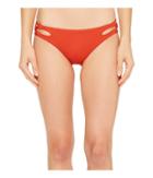 Isabella Rose Paradise Maui Bikini Bottom (paprika) Women's Swimwear
