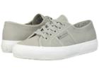 Superga 2750 Cotu Classic Sneaker (light Grey Full) Women's Lace Up Casual Shoes