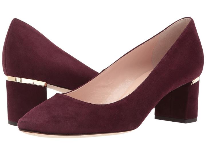 Kate Spade New York Dolores Too (deep Cherry Kid Suede) Women's Shoes