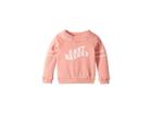 Roxy Kids Up Here Easy Breezy Crew Neck Sweatshirt (toddler/little Kids/big Kids) (lobster Bisque) Girl's Sweatshirt