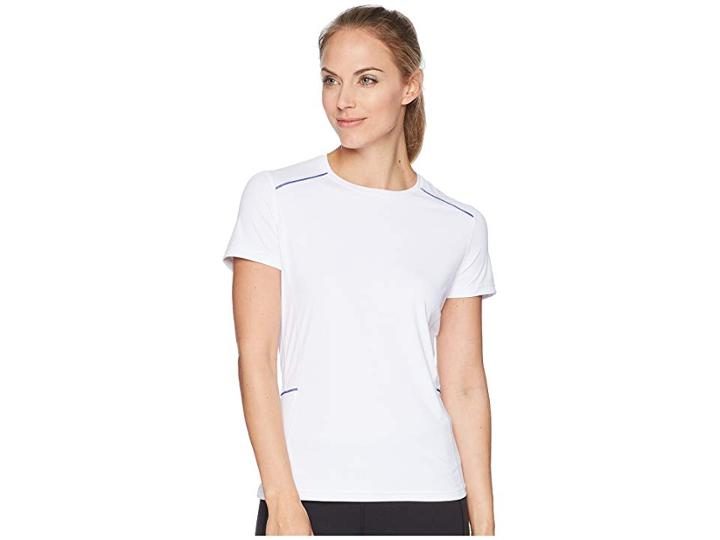 Prana Eileen Sun Top Short Sleeve (white) Women's Swimwear