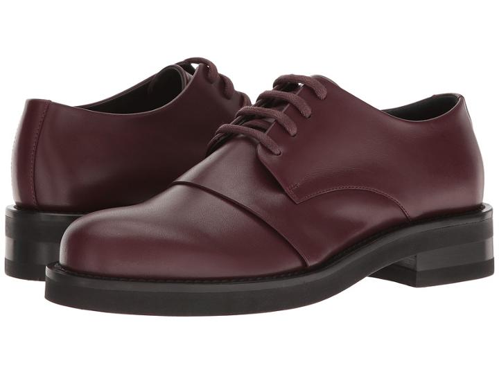 Marni Dyed Leather Oxford (bordeaux) Men's Shoes
