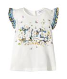 Dolce & Gabbana Kids Caltagirone T-shirt (infant) (white) Girl's T Shirt