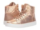 Guess Janis (rose Gold Fabric 1) Women's Lace Up Casual Shoes