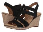 Gabor Gabor 82.823 (black Samtchevreau) Women's Dress Sandals