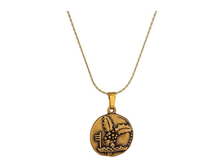 Alex And Ani Holly Expandable Necklace (rafaelian Gold) Necklace