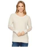 Allen Allen Box Thermal Lace Patch Crew (sand) Women's Clothing