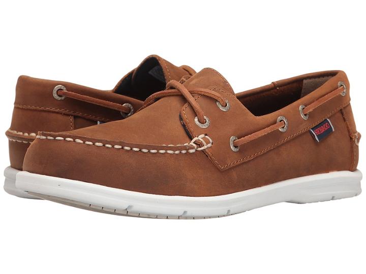Sebago Liteside Two Eye (medium Brown Leather) Women's Shoes