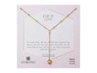Dogeared Live In Life, Puffy Heart Y-necklace (gold) Necklace